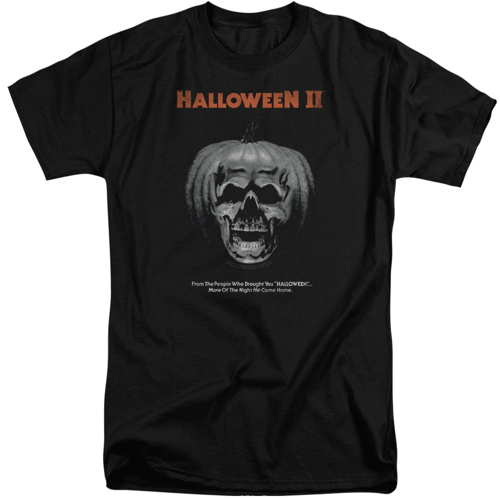 HALLOWEEN II/PUMPKIN POSTER - S/S ADULT TALL 18/1 - BLACK
