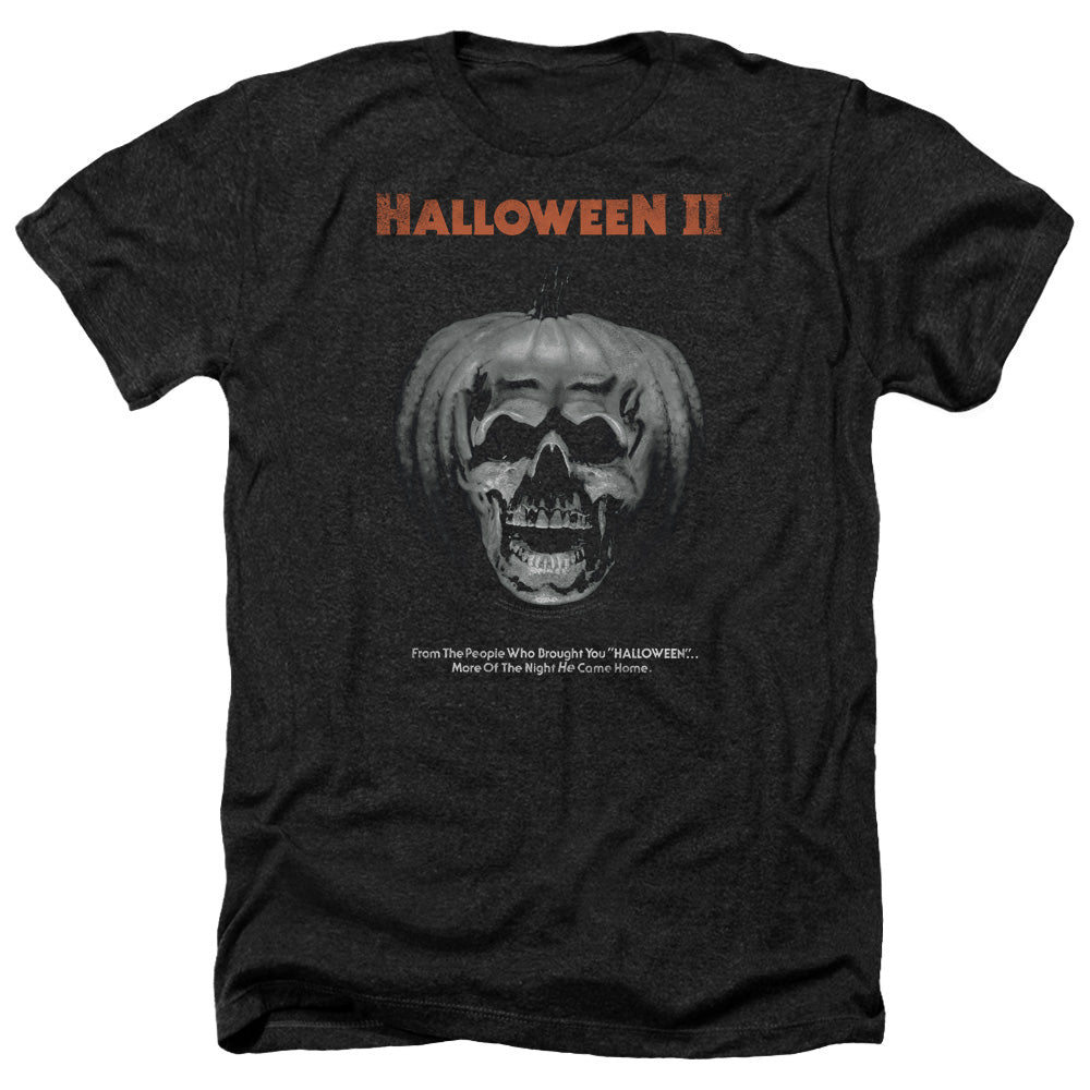 HALLOWEEN II/PUMPKIN POSTER - ADULT HEATHER - BLACK