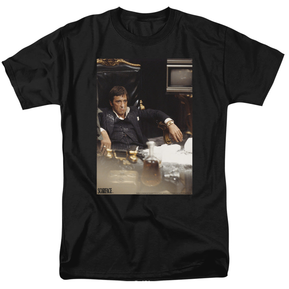 SCARFACE/SIT BACK - S/S ADULT 18/1  -  BLACK