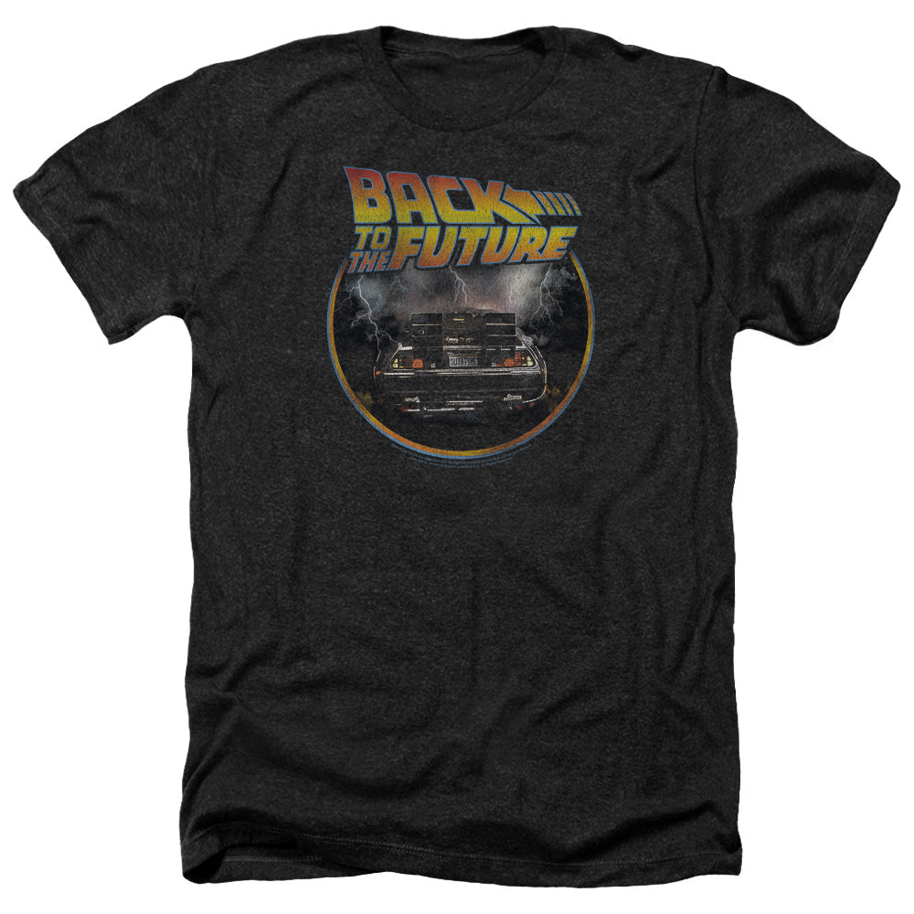 BACK TO THE FUTURE/BACK - ADULT HEATHER - BLACK