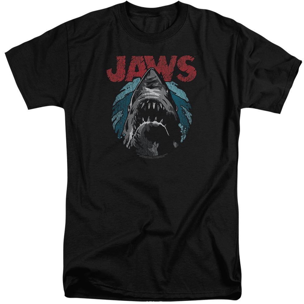 JAWS/WATER CIRCLE - S/S ADULT TALL 18/1 - BLACK