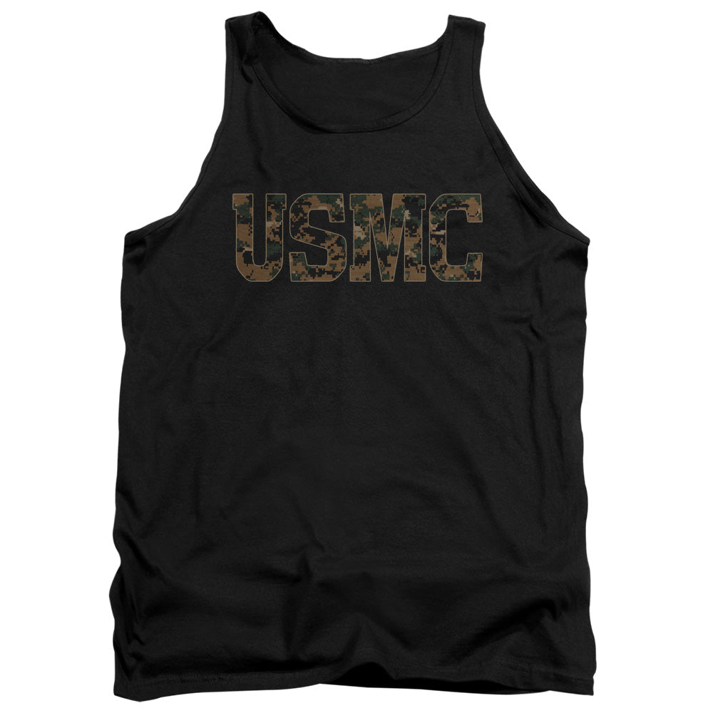 US MARINE CORPS/USMC CAMO FILL - ADULT TANK - BLACK