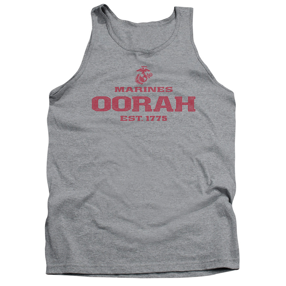 US MARINE CORPS/OORAH - ADULT TANK - ATHLETIC HEATHER