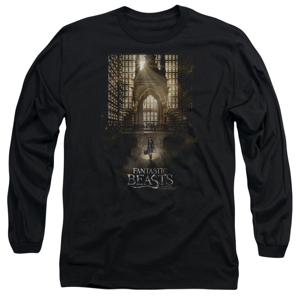 FANTASTIC BEASTS/POSTER -  L/S ADULT 18/1  - BLACK
