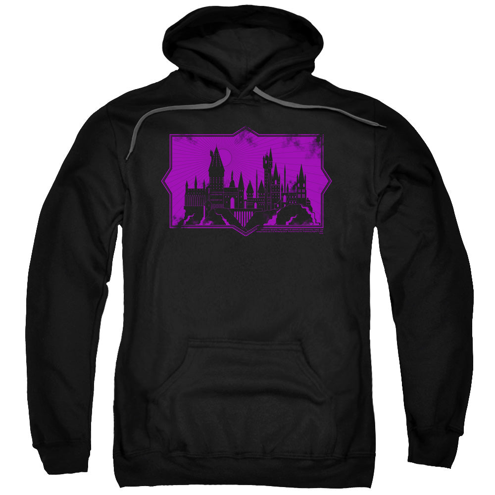 FANTASTIC BEASTS 2/HOGWARTS SILHOUETTE - ADULT PULLOVER HOODIE - BLACK