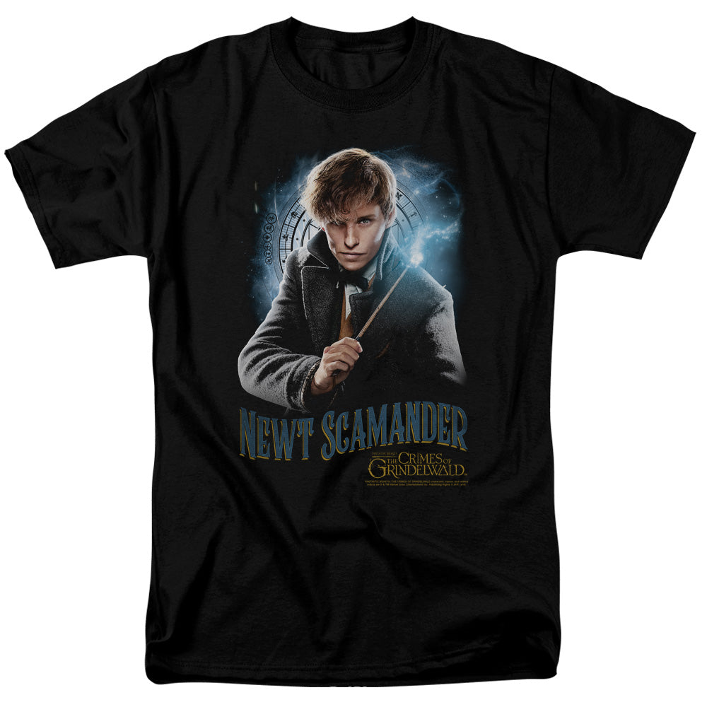 FANTASTIC BEASTS 2/SCAMANDER MONOGRAM - S/S ADULT 18/1 - BLACK