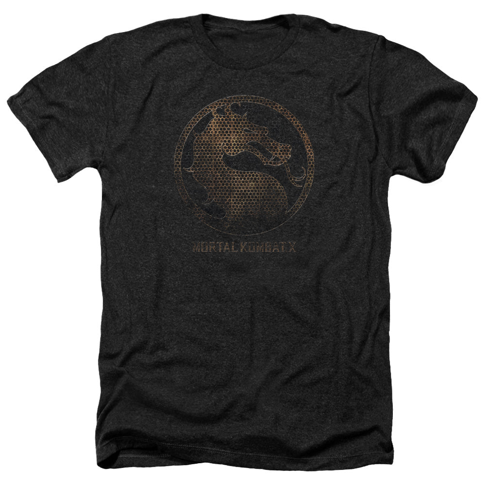MORTAL KOMBAT X/METAL SEAL - ADULT HEATHER - BLACK