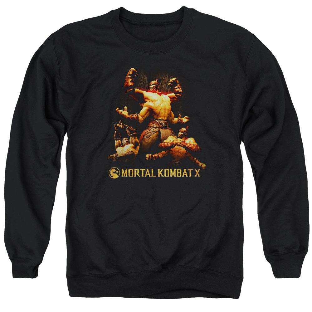 MORTAL KOMBAT X/GORO - ADULT CREWNECK SWEATSHIRT - BLACK