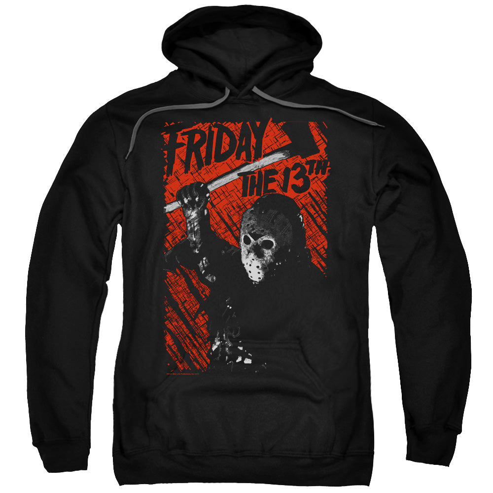 FRIDAY THE 13TH/JASON LIVES - ADULT PULLOVER HOODIE - BLACK