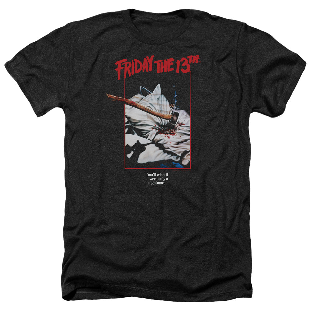 FRIDAY THE 13TH/AXE POSTER - ADULT HEATHER - BLACK