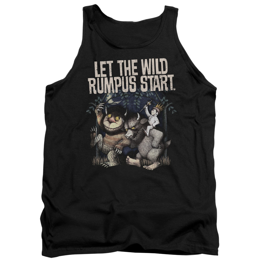 WHERE THE WILD THINGS ARE/WILD RUMPUS - ADULT TANK - BLACK