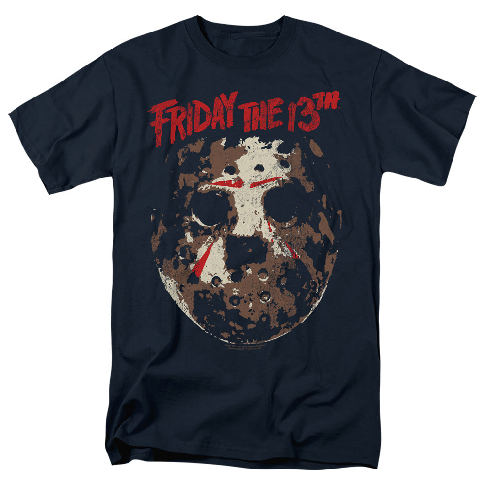 FRIDAY THE 13TH/ROUGH MASK - S/S ADULT 18/1 - NAVY