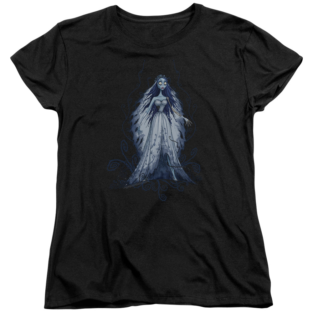 CORPSE BRIDE/VINES - S/S WOMENS TEE - BLACK