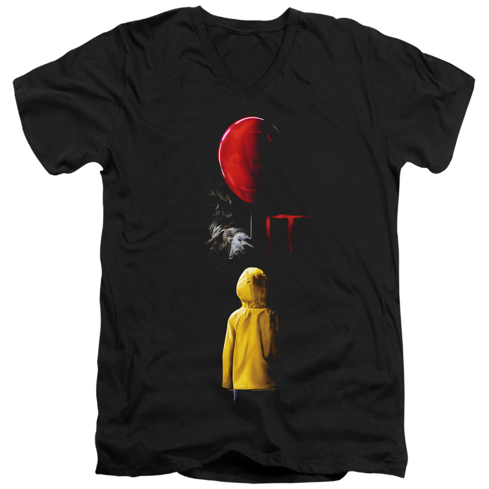 IT 2017/RED BALLOON - S/S ADULT V-NECK 30/1 - BLACK