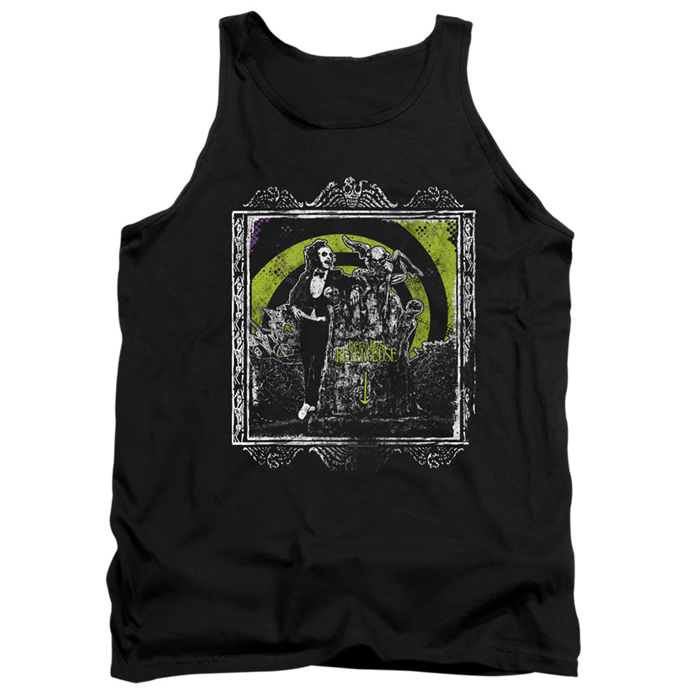 BEETLEJUICE/HERE LIES - ADULT TANK - BLACK
