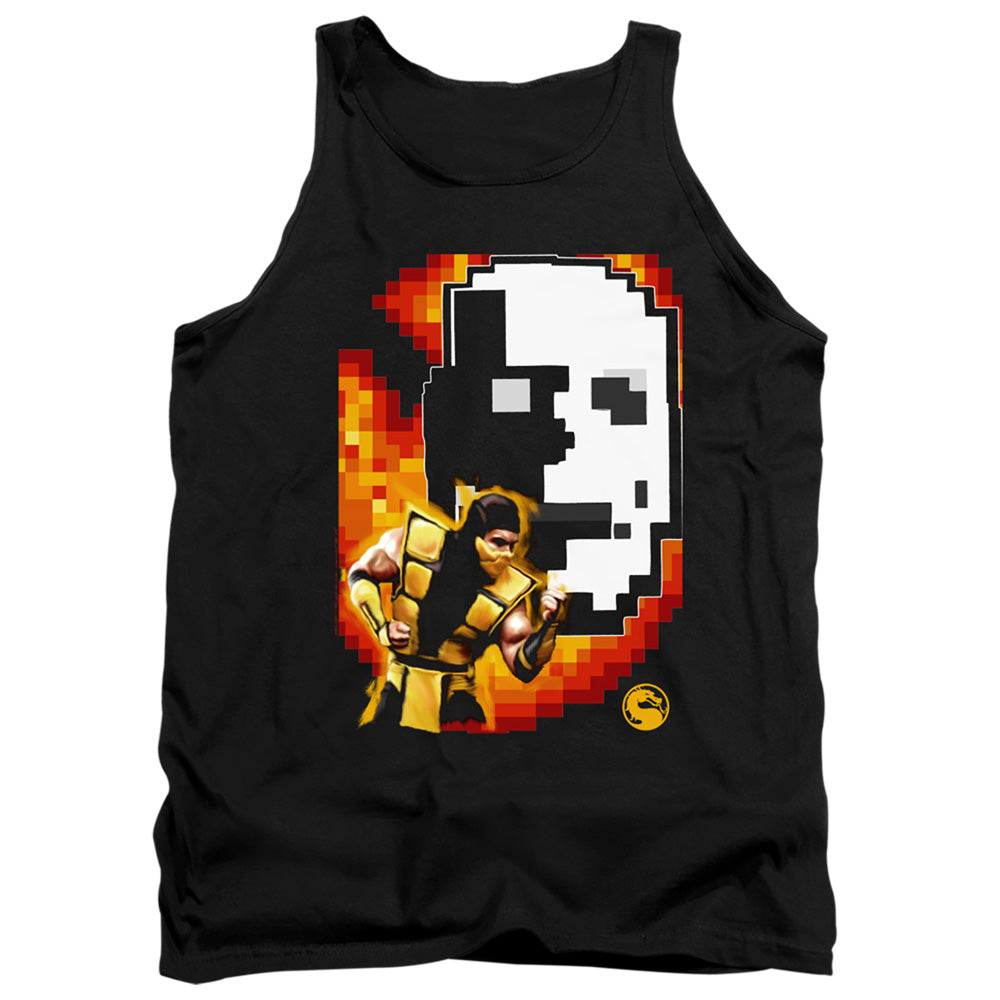 MORTAL KOMBAT KLASSIC/SCORPION - ADULT TANK - BLACK