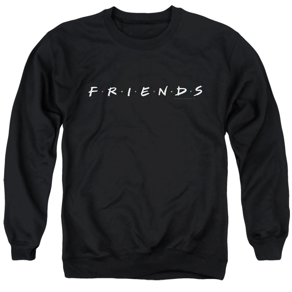 FRIENDS/LOGO - ADULT CREWNECK SWEATSHIRT - BLACK