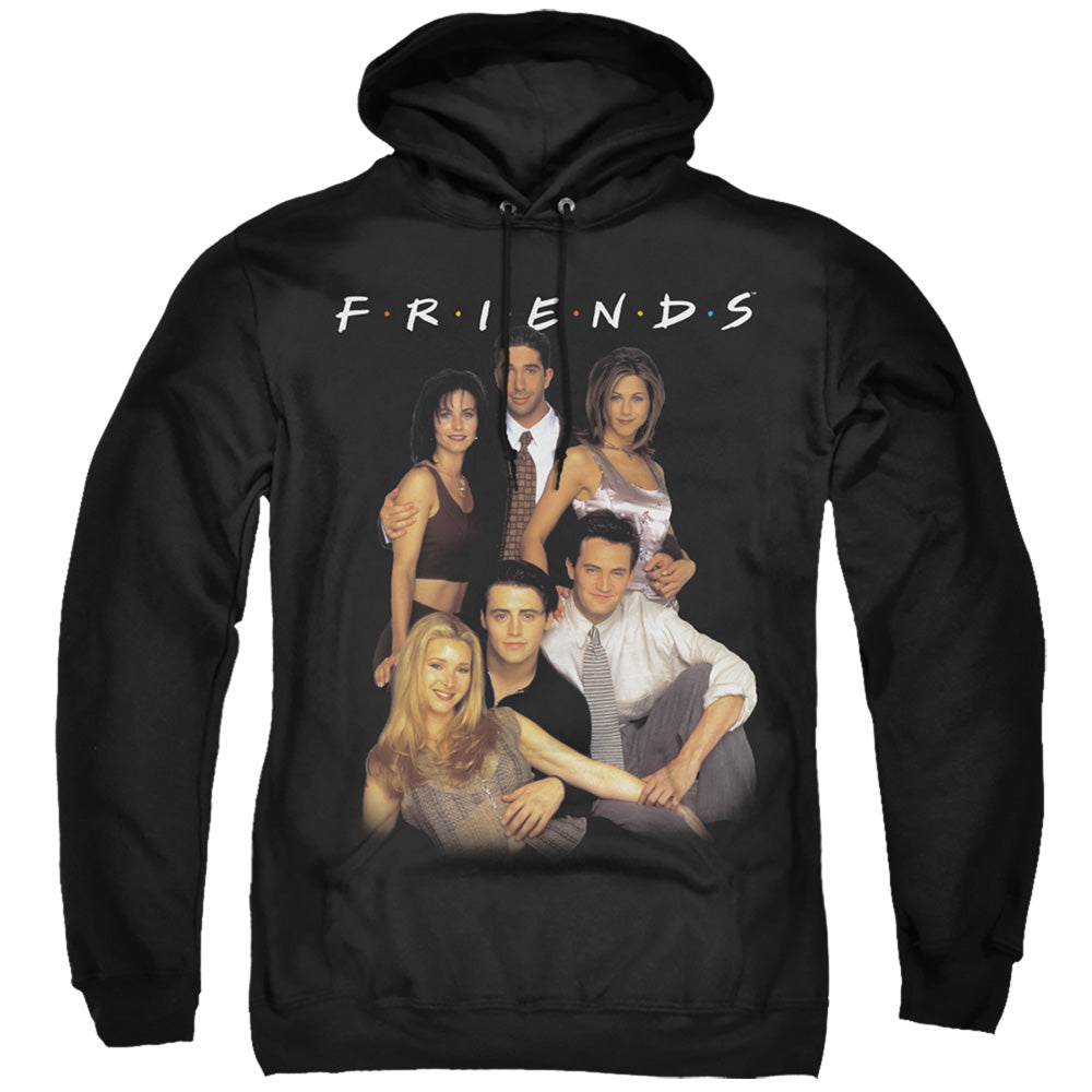 FRIENDS/STAND TOGETHER - ADULT PULLOVER HOODIE - BLACK