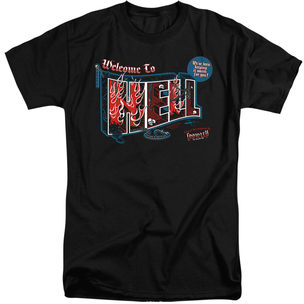 SUPERNATURAL/WELCOME - S/S ADULT TALL 18/1 - BLACK