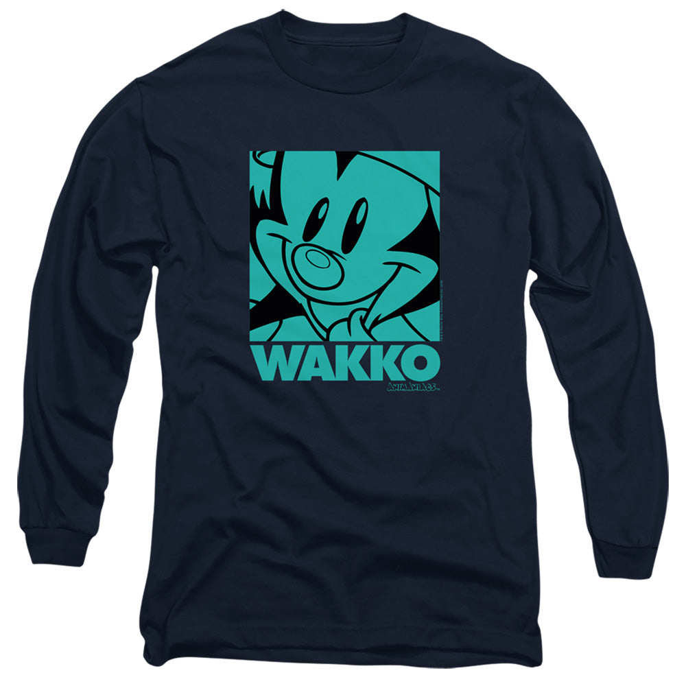 ANIMANIACS/POP WAKKO - L/S ADULT 18/1 - NAVY