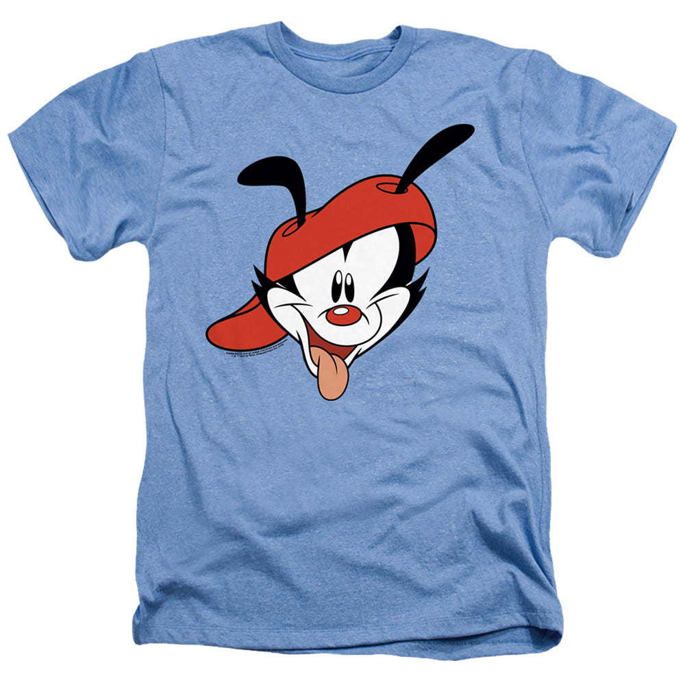 ANIMANIACS/WAKKO HEAD - ADULT HEATHER - LIGHT BLUE