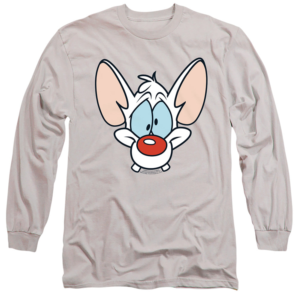 PINKY AND THE BRAIN/PINKY - L/S ADULT 18/1 - SILVER