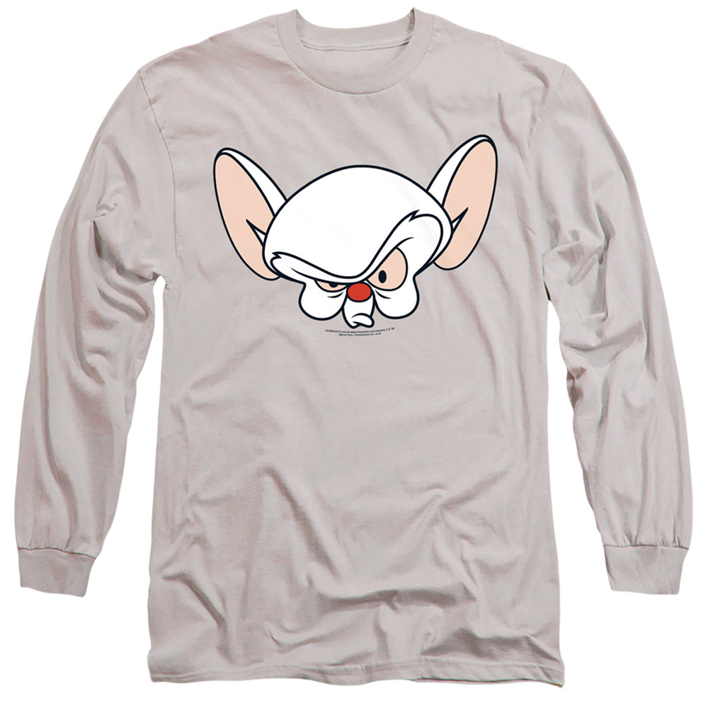 PINKY AND THE BRAIN/BRAIN - L/S ADULT 18/1 - SILVER