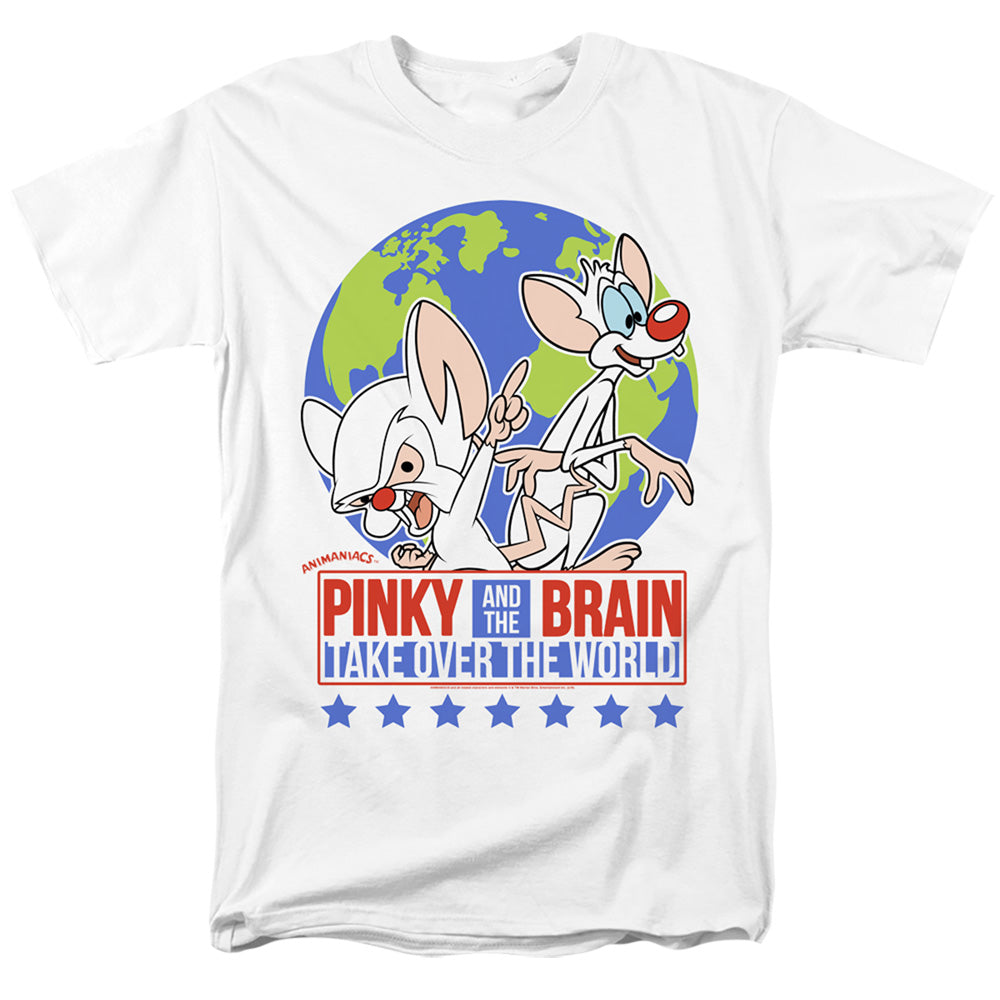 PINKY AND THE BRAIN/CAMPAIGN - S/S ADULT 18/1 - WHITE