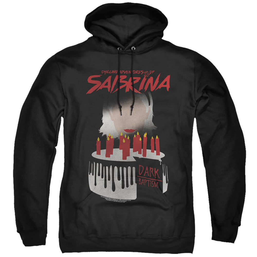 CHILLING ADVENTURES OF SABRINA/DARK BAPTISM - ADULT PULLOVER HOODIE - BLACK
