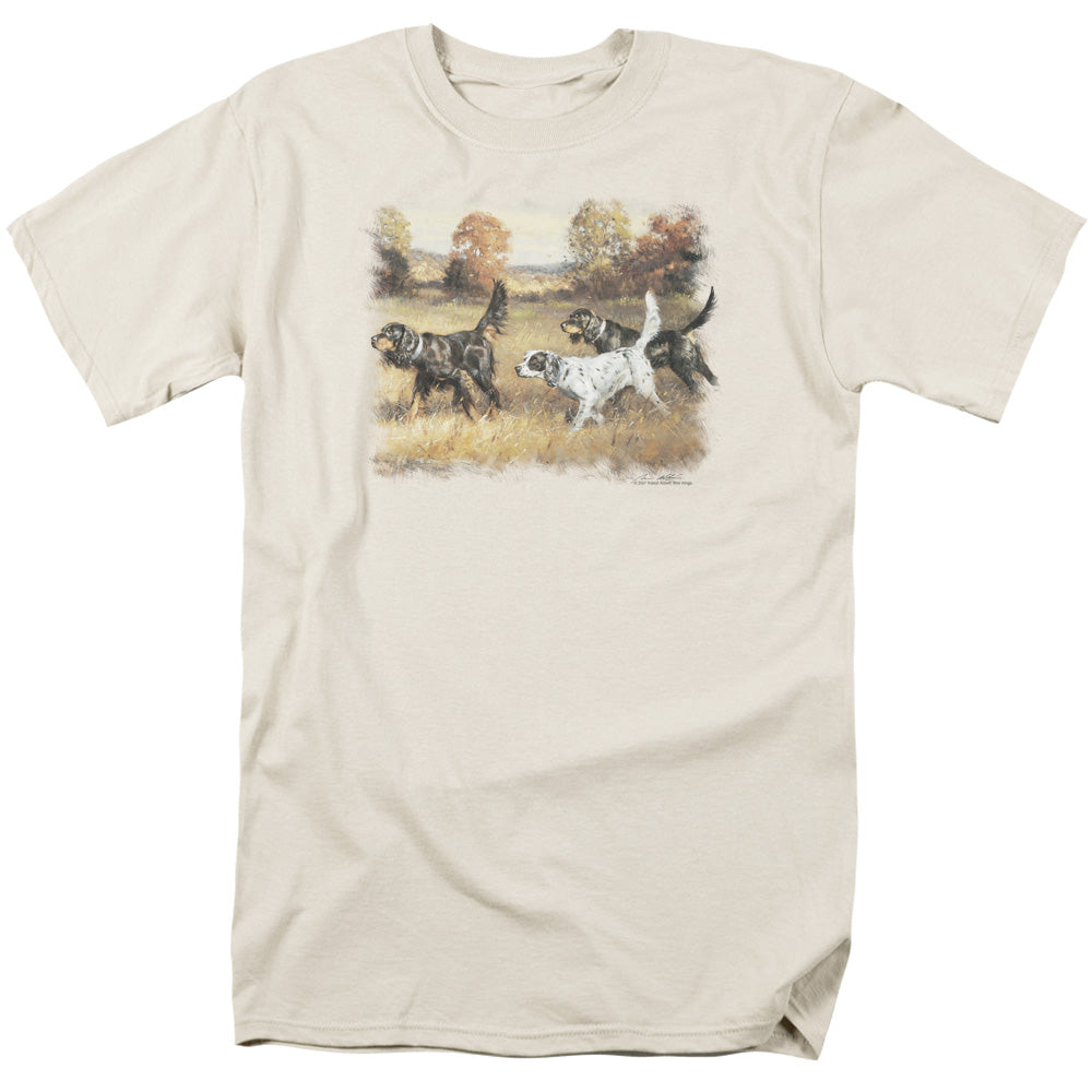WILDLIFE/THREE SETTERS - S/S ADULT 18/1 - CREAM