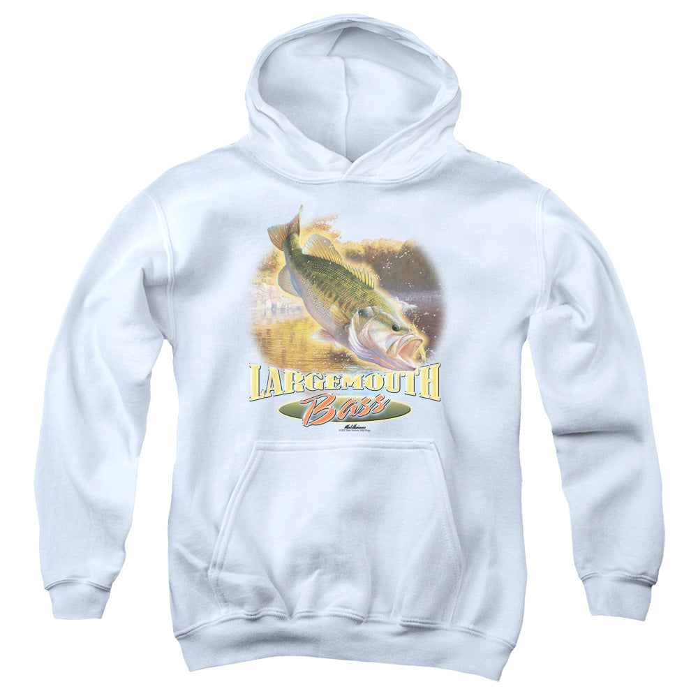 WILDLIFE/CARTWHEELING - YOUTH PULLOVER HOODIE - WHITE