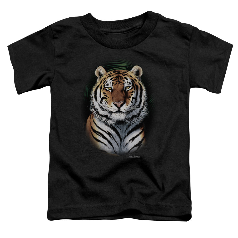WILDLIFE/JUNGLE FIRE - S/S TODDLER TEE - BLACK
