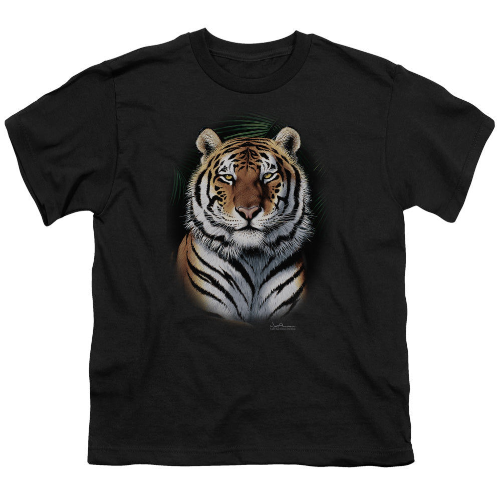 WILDLIFE/JUNGLE FIRE - S/S YOUTH 18/1 - BLACK