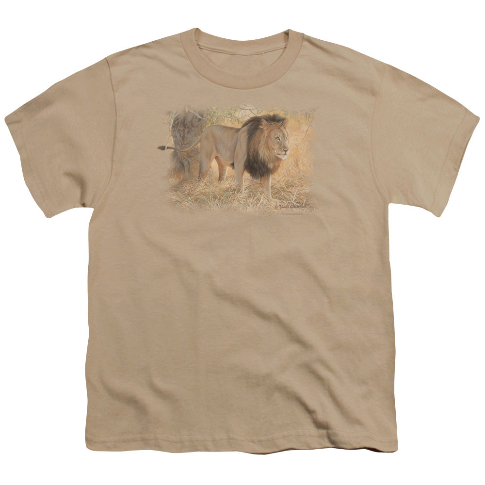 WILDLIFE/SHUMBA IN THE GRASS - S/S YOUTH 18/1 - SAND