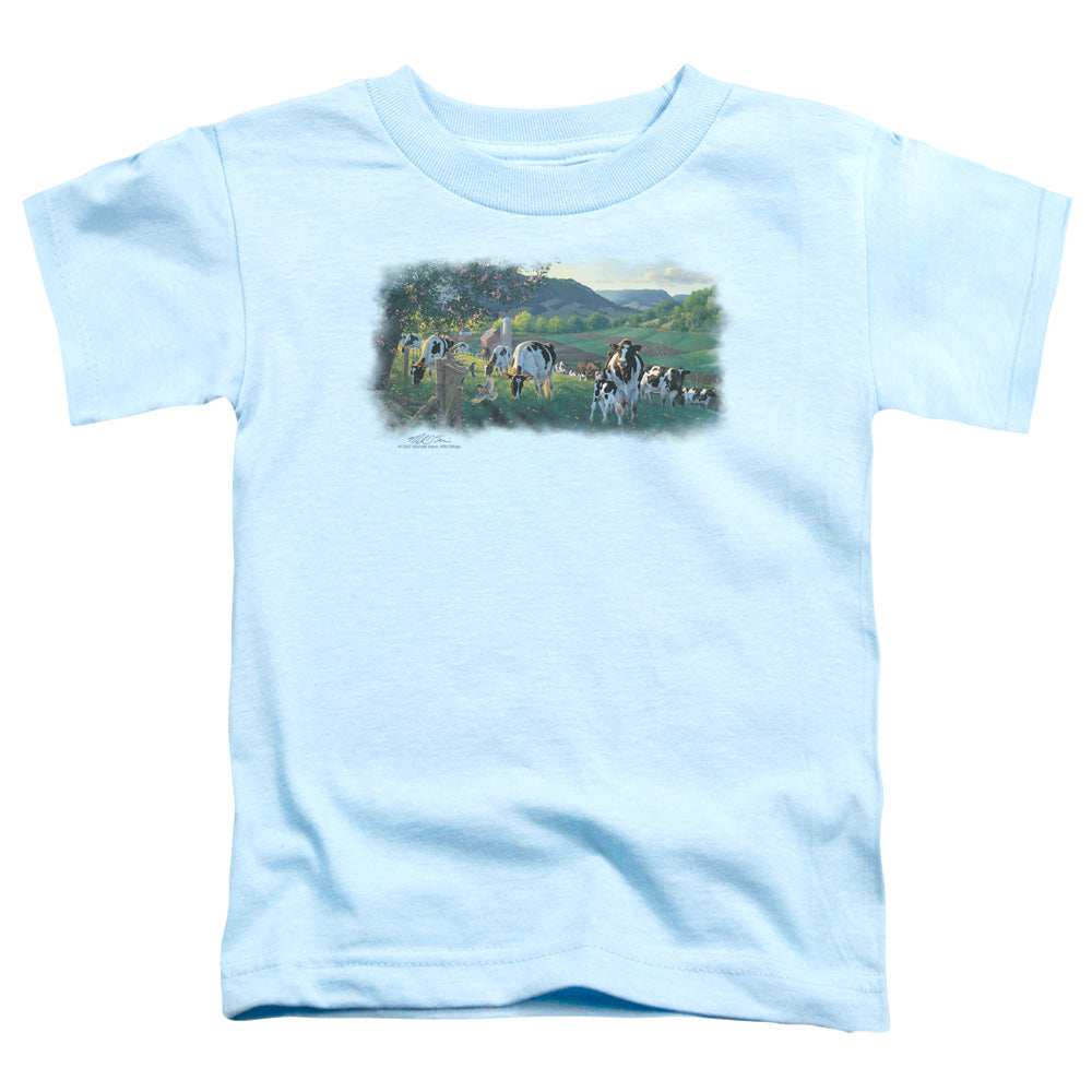 WILDLIFE/GODS COUNTRY - S/S TODDLER TEE - LIGHT BLUE