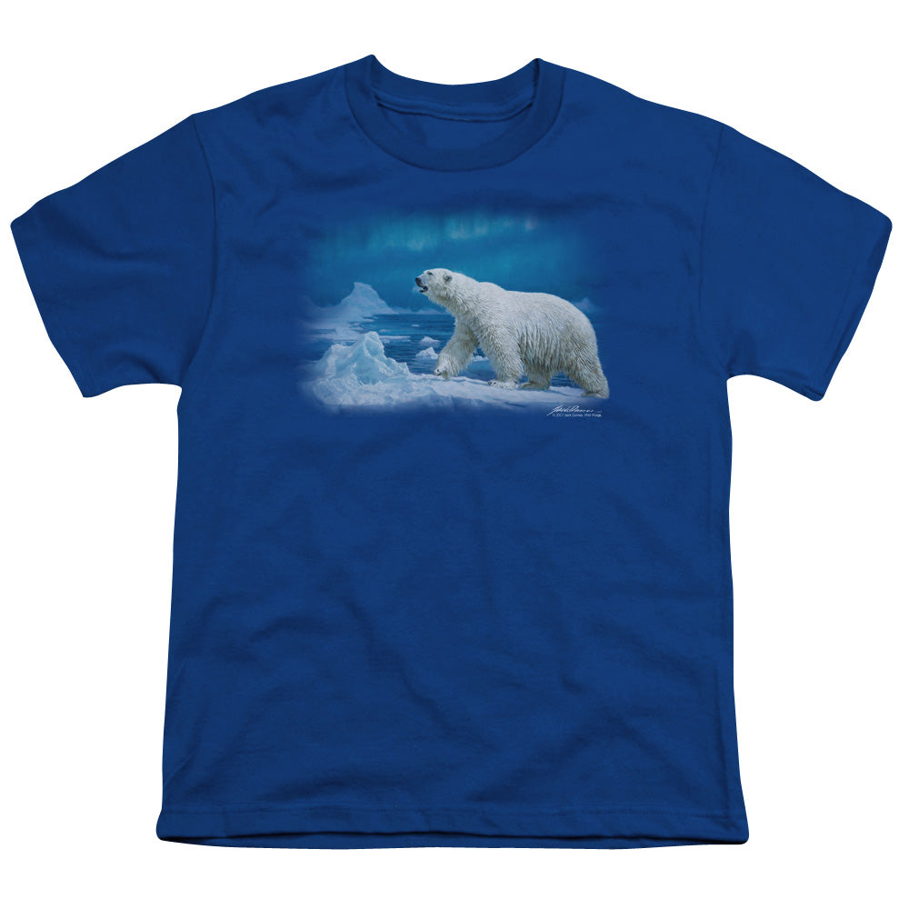 WILDLIFE/NOMAD OF THE NORTH - S/S YOUTH 18/1 - ROYAL BLUE