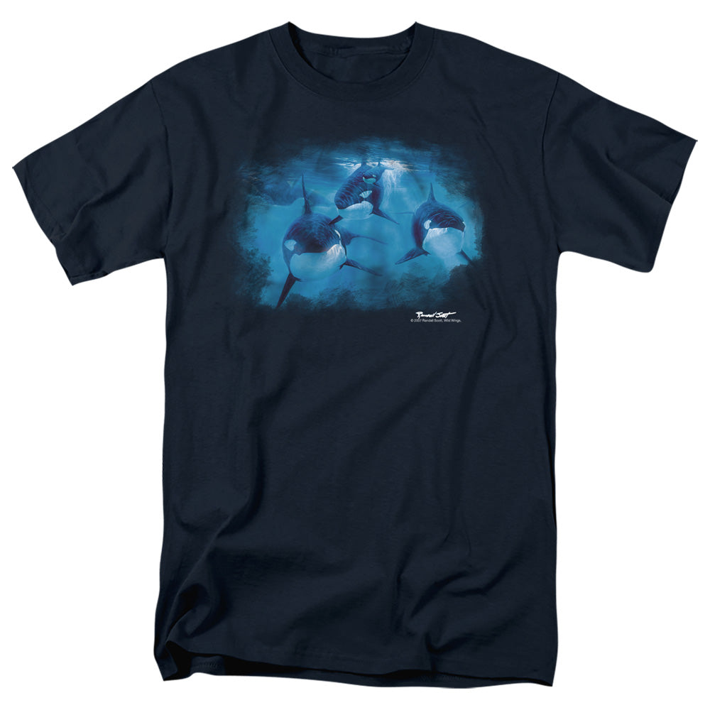 WILDLIFE/POD OF ORCAS - S/S ADULT 18/1 - NAVY