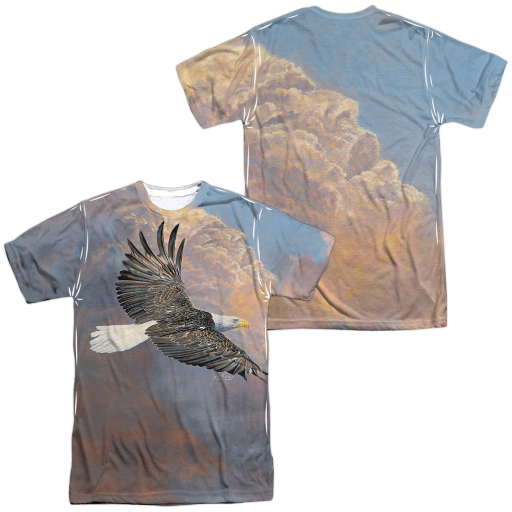 WILD WINGS/MAJESTIC (FRONT/BACK PRINT) - S/S ADULT POLY CREW - MULTI