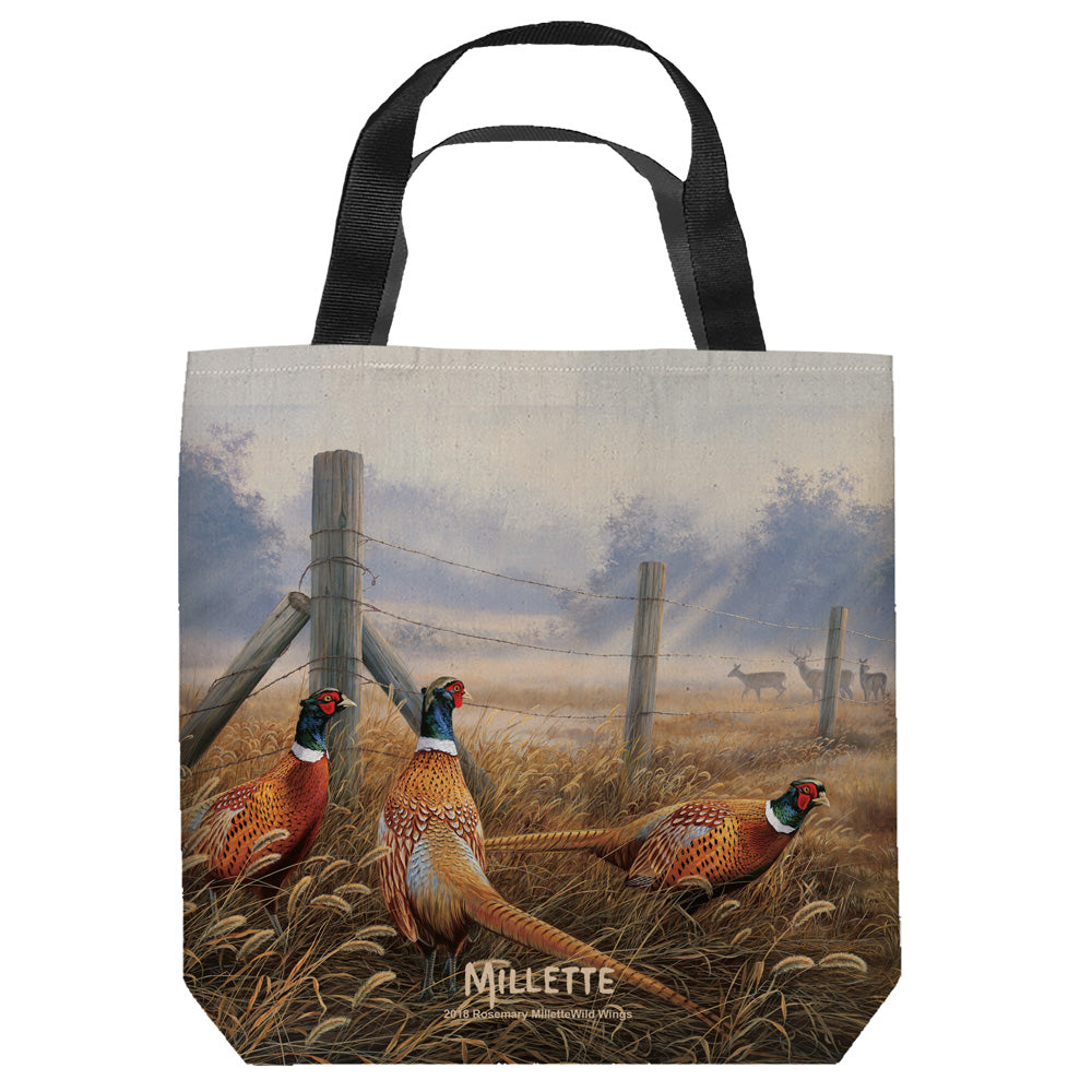 WILD WINGS/PLEASANT PHEASANTS - TOTE BAG