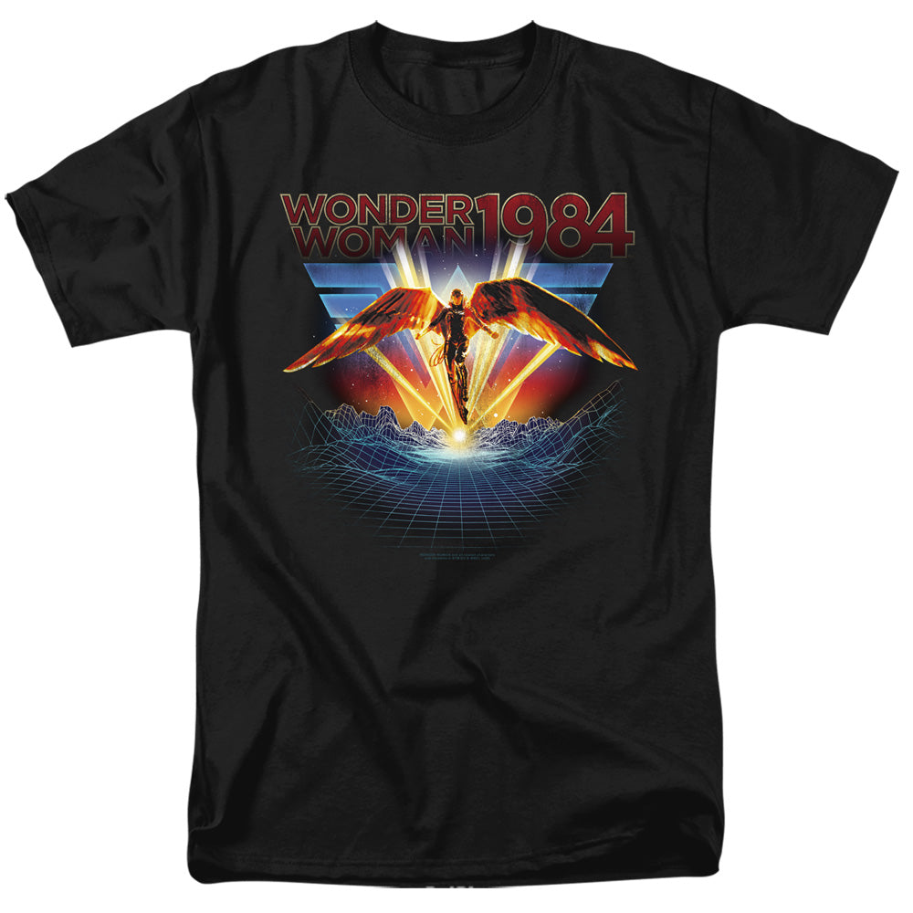 WONDER WOMAN 84/84 METAL - S/S ADULT 18/1 - BLACK