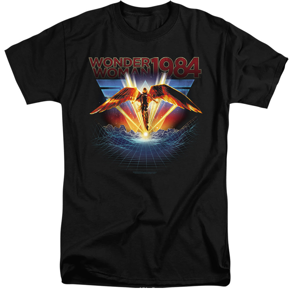 WONDER WOMAN 84/84 METAL - S/S ADULT TALL 18/1 - BLACK