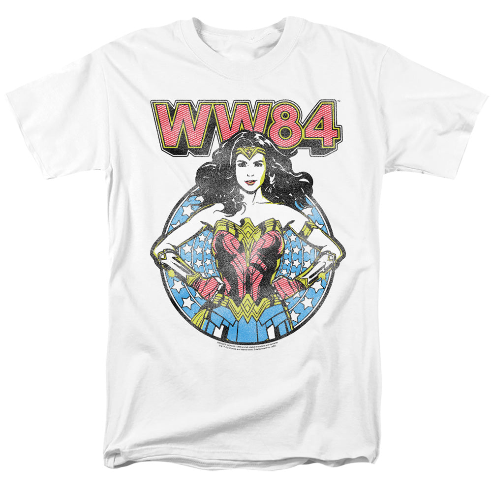 WONDER WOMAN 84/STAR CIRCLE - S/S ADULT 18/1 - WHITE