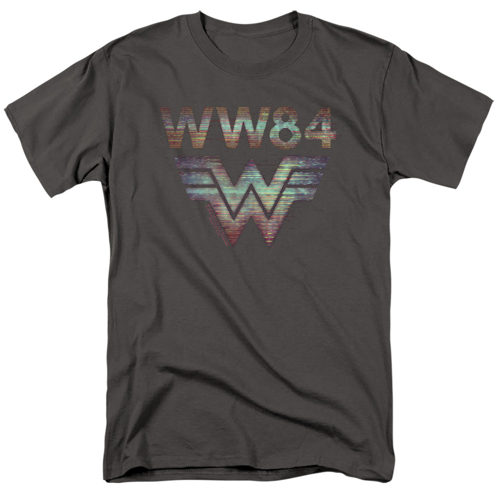 WONDER WOMAN 84/STATIC TV LINES - S/S ADULT 18/1 - CHARCOAL