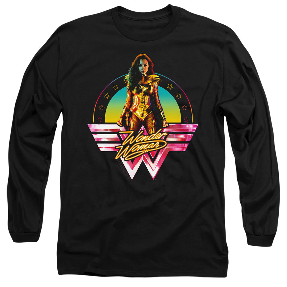 WONDER WOMAN 84/COLOR POP - L/S ADULT 18/1 - BLACK