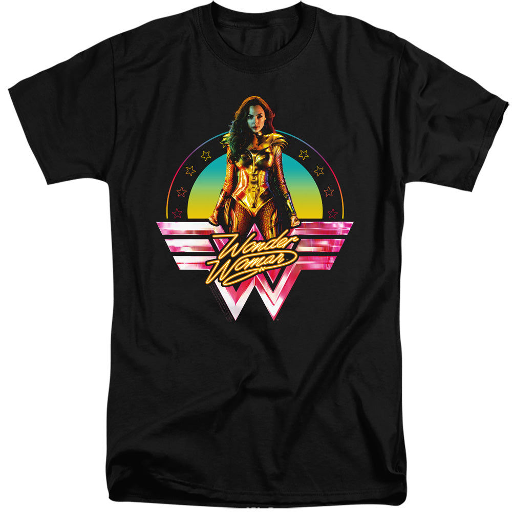 WONDER WOMAN 84/COLOR POP - S/S ADULT TALL 18/1 - BLACK