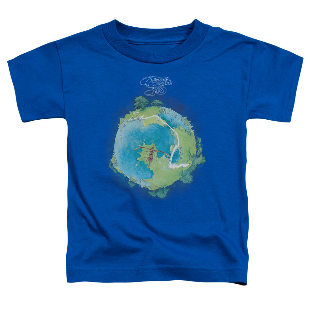YES/FRAGILE COVER - S/S TODDLER TEE - ROYAL BLUE