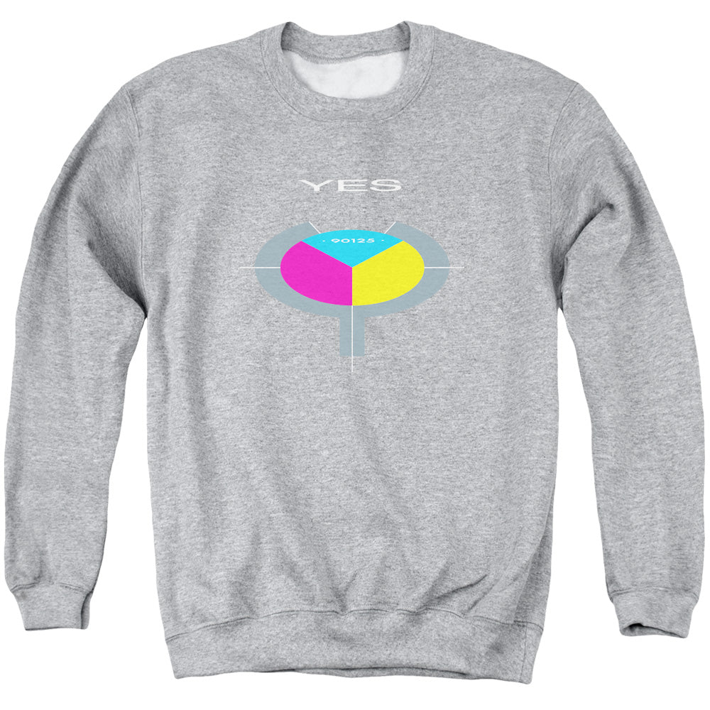 YES/90125 - ADULT CREWNECK SWEATSHIRT - ATHLETIC HEATHER