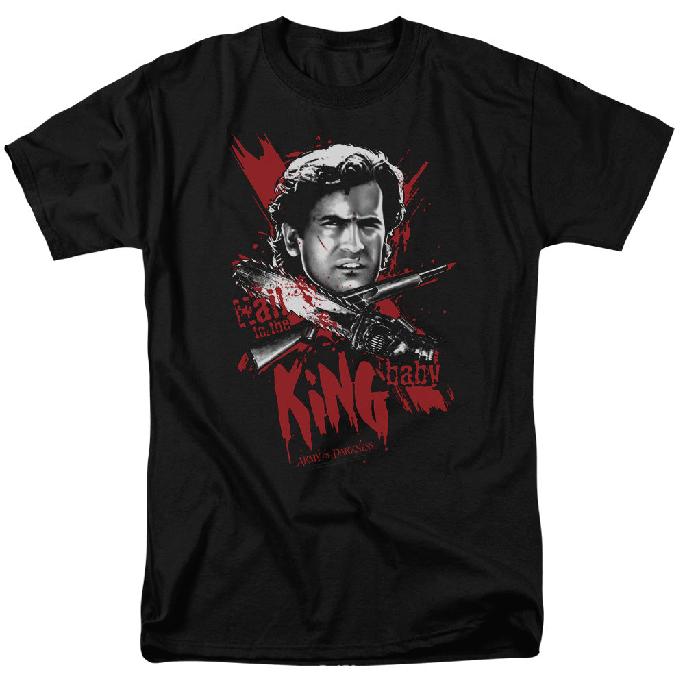 ARMY OF DARKNESS/HAIL TO THE KING - S/S ADULT 18/1 - BLACK