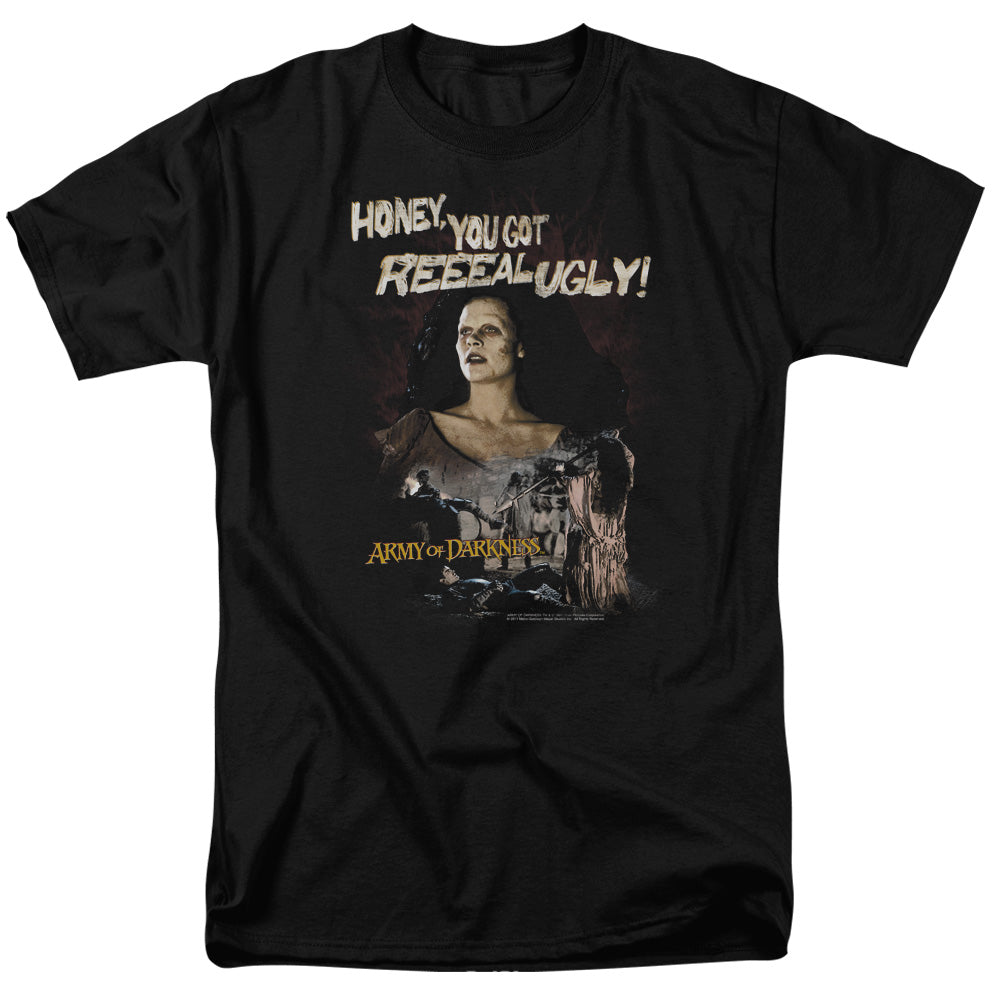 ARMY OF DARKNESS/REEEAL UGLY - S/S ADULT 18/1 - BLACK