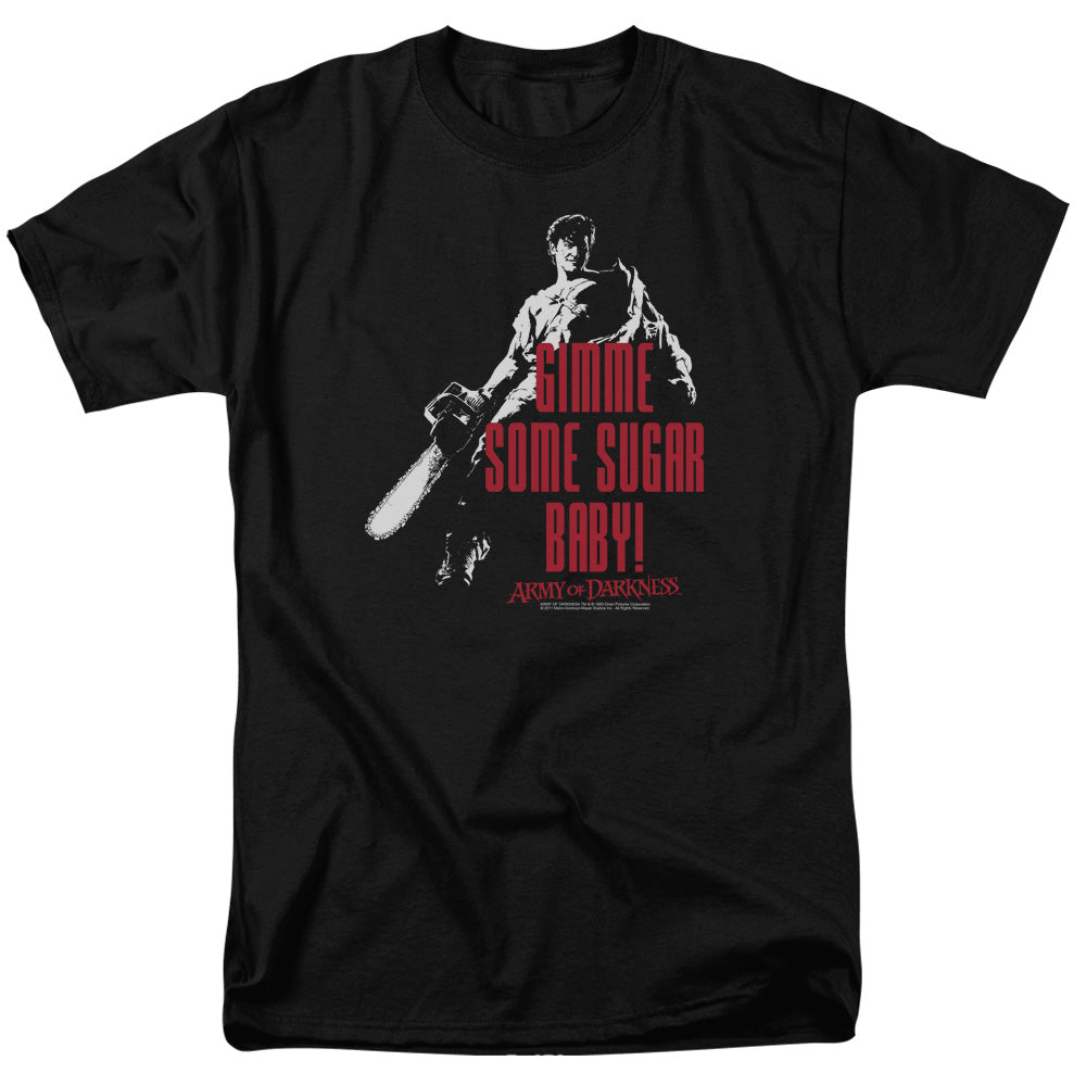ARMY OF DARKNESS/SUGAR - S/S ADULT 18/1 - BLACK
